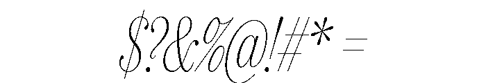 Kepler 3 Variable Thin Italic Font OTHER CHARS
