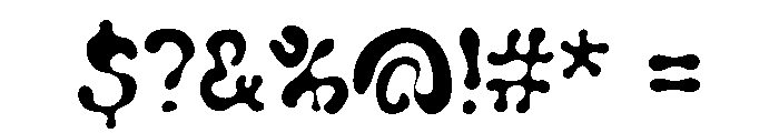 KERGO Regular Font OTHER CHARS