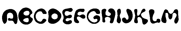 KERGO Regular Font UPPERCASE