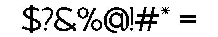 Keager Regular Font OTHER CHARS