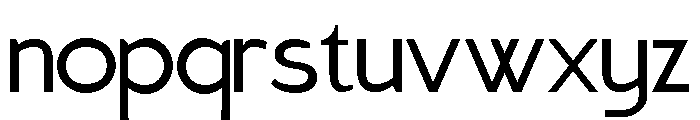 Keager Regular Font LOWERCASE
