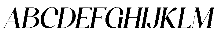 Kealuna Italic Font UPPERCASE