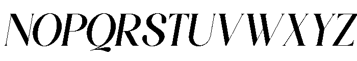 Kealuna Italic Font UPPERCASE
