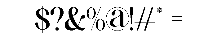 Kealuna Regular Font OTHER CHARS
