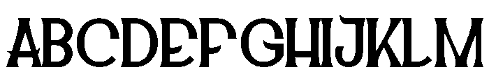 Kebayoran Font UPPERCASE
