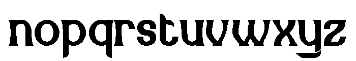 Kebayoran Font LOWERCASE