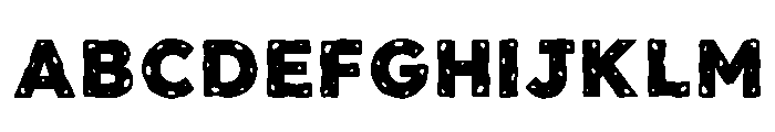 Keely Regular Font UPPERCASE