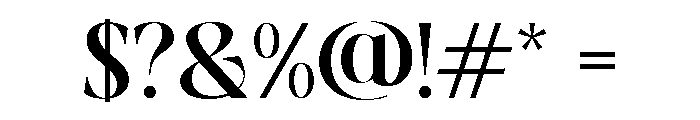 Keenan Aure Regular Font OTHER CHARS