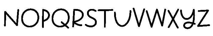 Keep Warm Regular Font LOWERCASE
