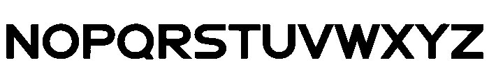 Kegatron Font UPPERCASE