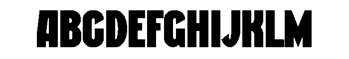Kegono Font UPPERCASE
