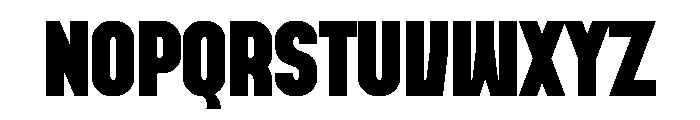 Kegono Font LOWERCASE