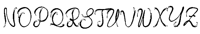 Kehati Flower Regular Font UPPERCASE