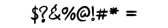Kelmari Regular Font OTHER CHARS