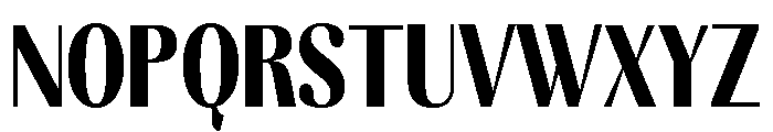 Kelmitha Black Condensed Font UPPERCASE