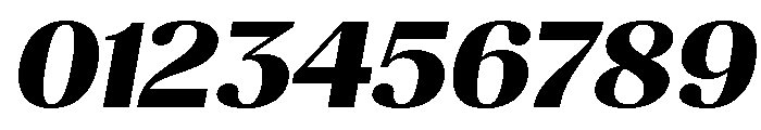 Kelmitha Black Expanded Slant Font OTHER CHARS