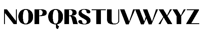 Kelmitha Black Expanded Font UPPERCASE