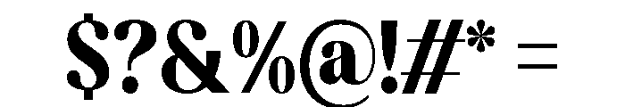 Kelmitha Black Semi Condensed Font OTHER CHARS