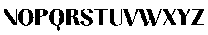 Kelmitha Black Semi Expanded Font UPPERCASE