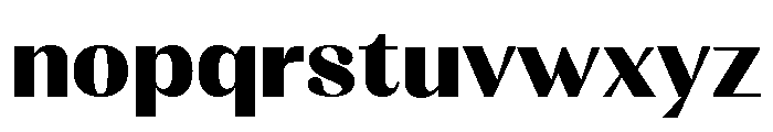 Kelmitha Black Semi Expanded Font LOWERCASE