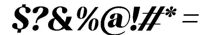 Kelmitha Black Slant Font OTHER CHARS