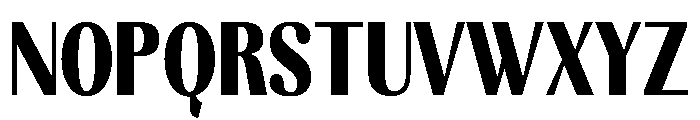 Kelmitha Cntr Black Condensed Font UPPERCASE
