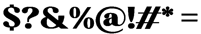 Kelmitha Cntr Black Expanded Font OTHER CHARS
