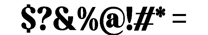 Kelmitha Cntr Black SemCond Font OTHER CHARS