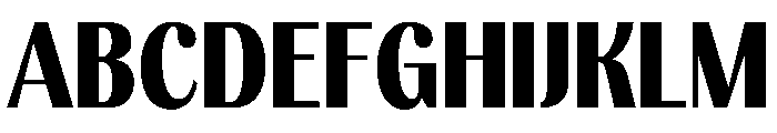 Kelmitha Cntr Black SemCond Font UPPERCASE
