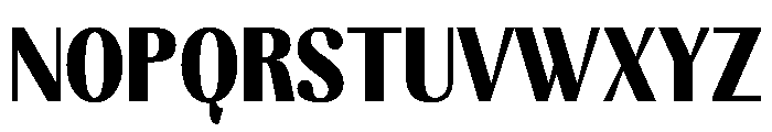 Kelmitha Cntr Black SemCond Font UPPERCASE