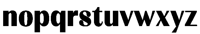 Kelmitha Cntr Black SemCond Font LOWERCASE