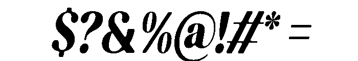 Kelmitha Soft Black Cond Ita Font OTHER CHARS