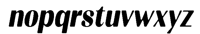 Kelmitha Soft Black Cond Ita Font LOWERCASE