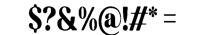 Kelmitha Soft Black Condensed Font OTHER CHARS