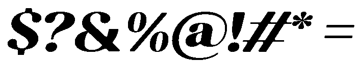 Kelmitha Soft Black Exp Ita Font OTHER CHARS