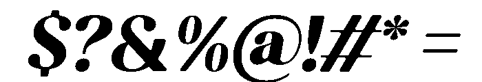 Kelmitha Soft Black Italic Font OTHER CHARS