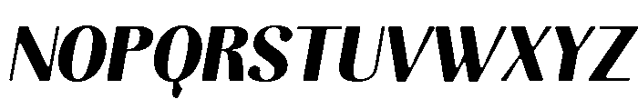 Kelmitha Soft Black Italic Font UPPERCASE
