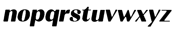 Kelmitha Soft Black Italic Font LOWERCASE