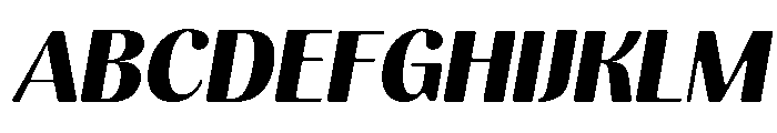 Kelmitha Soft Black SemExp Ita Font UPPERCASE