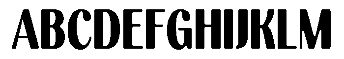 Kelmitha Soft Cntr Black Cond Font UPPERCASE