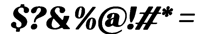 Kelmitha Soft Cntr Black Italic Font OTHER CHARS