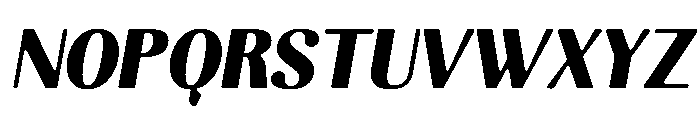 Kelmitha Soft Cntr Black Italic Font UPPERCASE