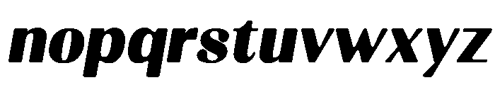 Kelmitha Soft Cntr Black Italic Font LOWERCASE