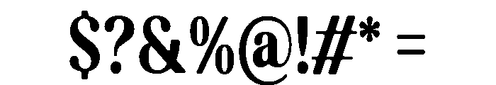 Kelmitha Soft Cntr Bold Cond Font OTHER CHARS