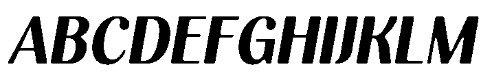 Kelmitha Soft Cntr Bold Italic Font UPPERCASE
