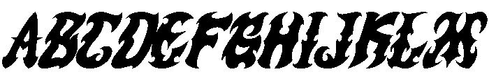 Kelmora Italic Font UPPERCASE