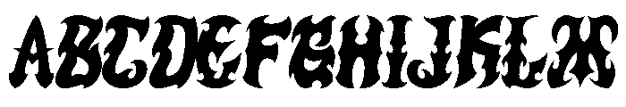 Kelmora Font UPPERCASE