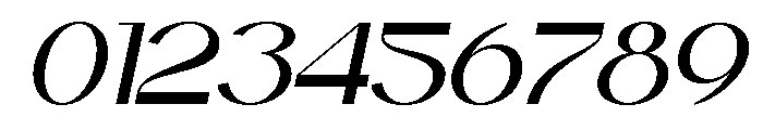 Kemical Italic Font OTHER CHARS