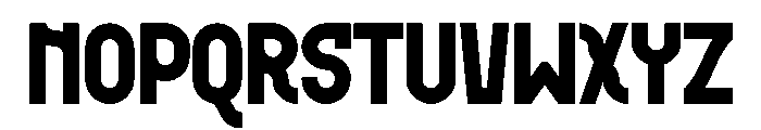 Kemon Sporty Font LOWERCASE