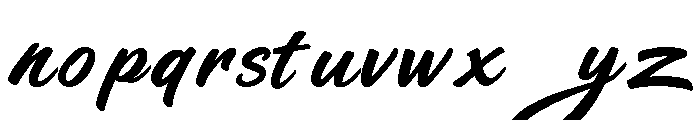 Kemylats Font LOWERCASE